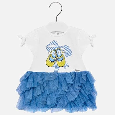 Ruffled tulle skirt dress Tulle Dress Outfit