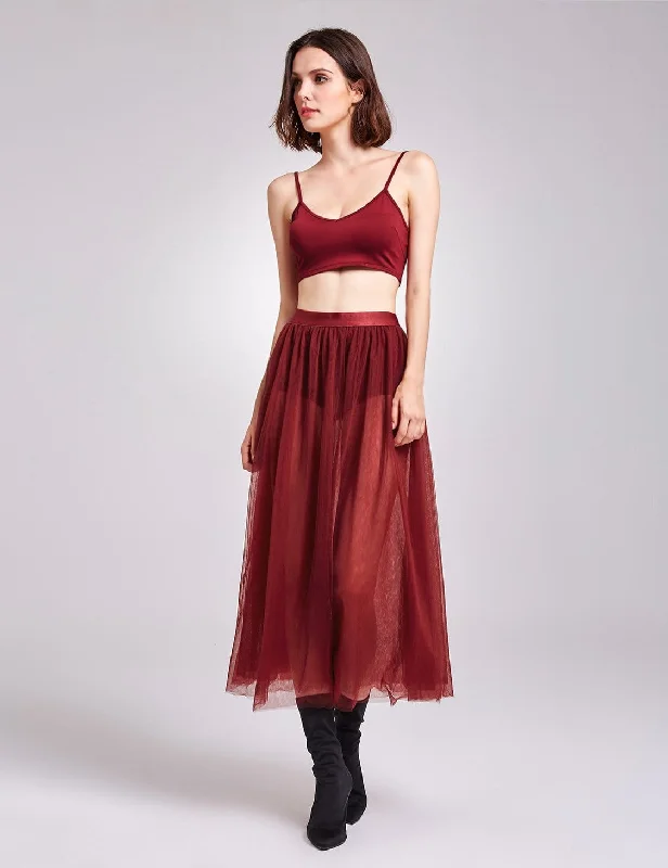 Alisa Pan Sheer Tulle Maxi Skirt Tulle Dress Dazzle