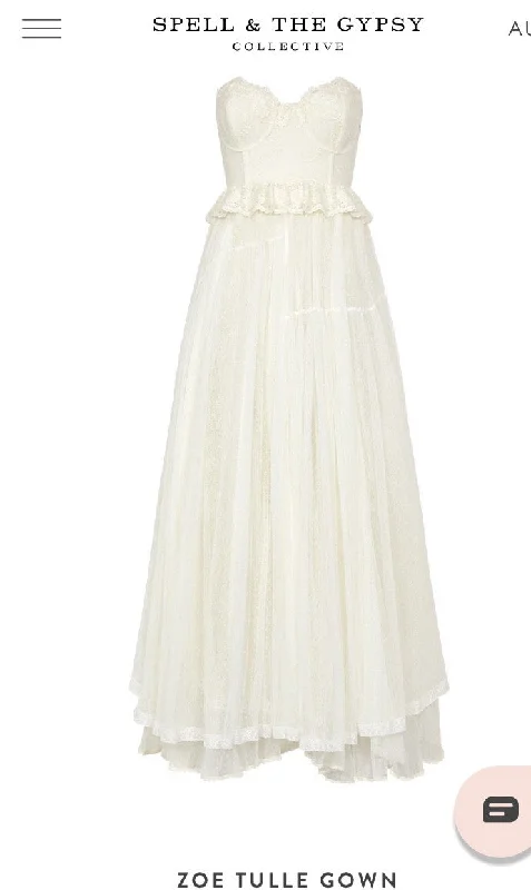 Other Spell & the Gypsy bride - Zoe Tulle Gown Tulle Dress Flow