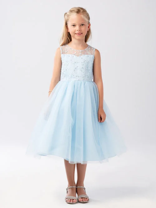 Baby Blue Tulle Dress Elegant Tulle Gown