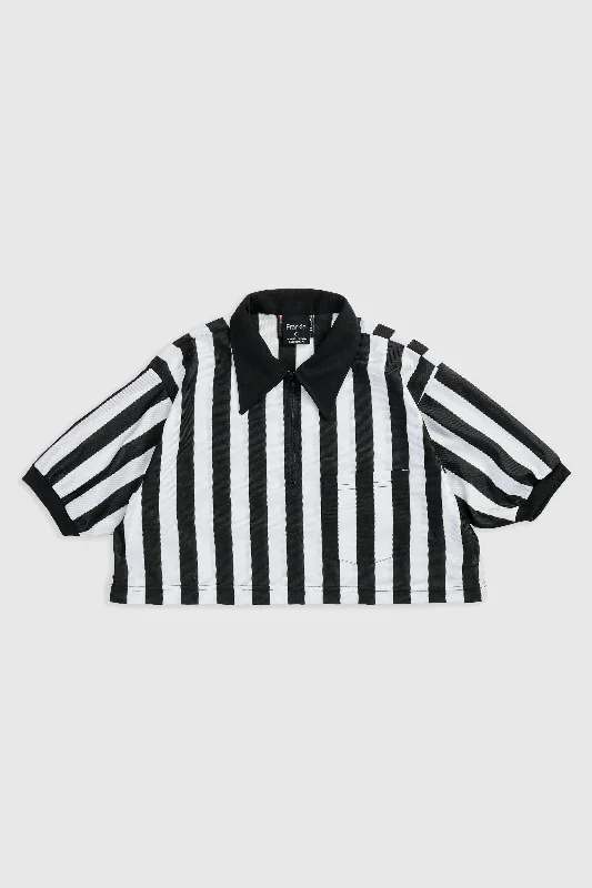 Rework Crop Referee Jersey - L Casual Pullover Hoodies