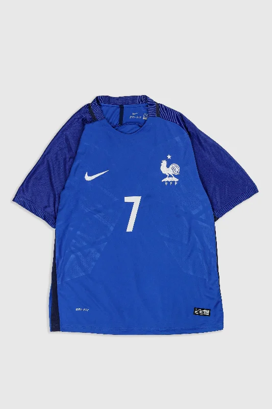 Vintage France Soccer Jersey - XS Simple Hoodies for Women