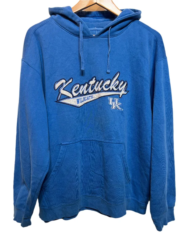 Kentucky Mens Blue Hoodie (Size L) Cozy Hoodie Pullover