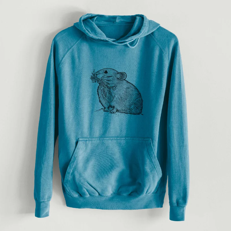 Ochotona princeps - American Pika  - Mid-Weight Unisex Vintage 100% Cotton Hoodie Hoodie Sweatshirt Trend