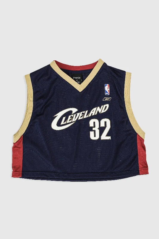 Rework Cleveland Cavaliers Crop Jersey - XL Hoodies for Winter Wear