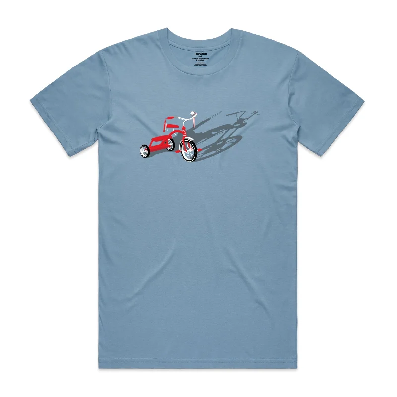 Isthatso Cotton Graphic T Shirt - Trike to Bike - Blue Stylish Sweatshirt Look