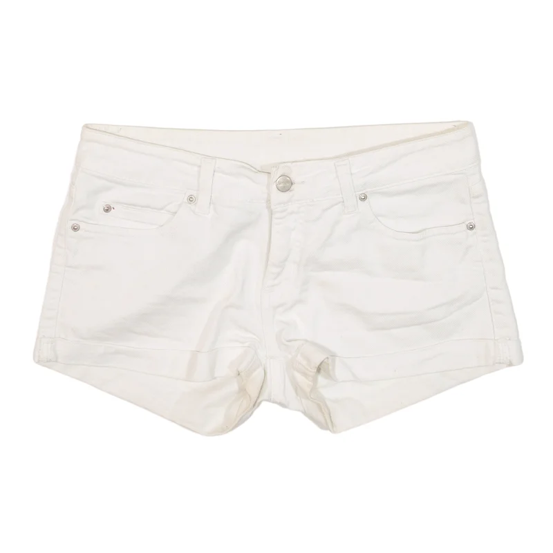 CARHARTT Camp Denim Shorts White Regular Womens S W30 North Face sweaters