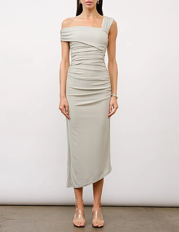 Francisca Asymmetrical One-Shoulder Midi Dress H&M midi dresses