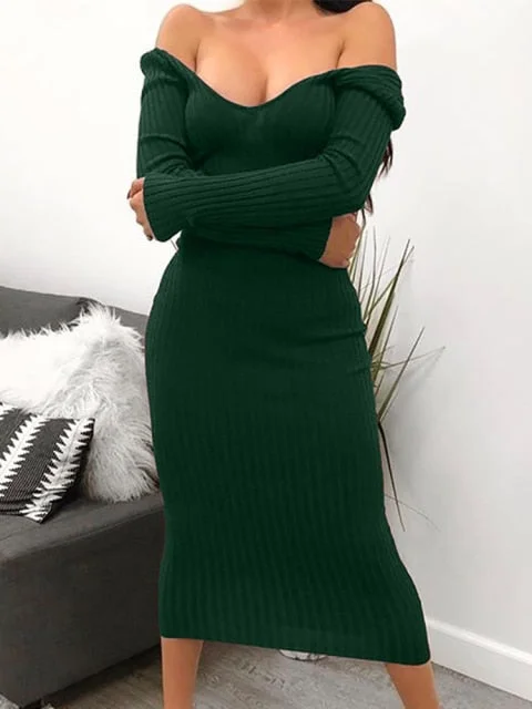 Dark Green Dress