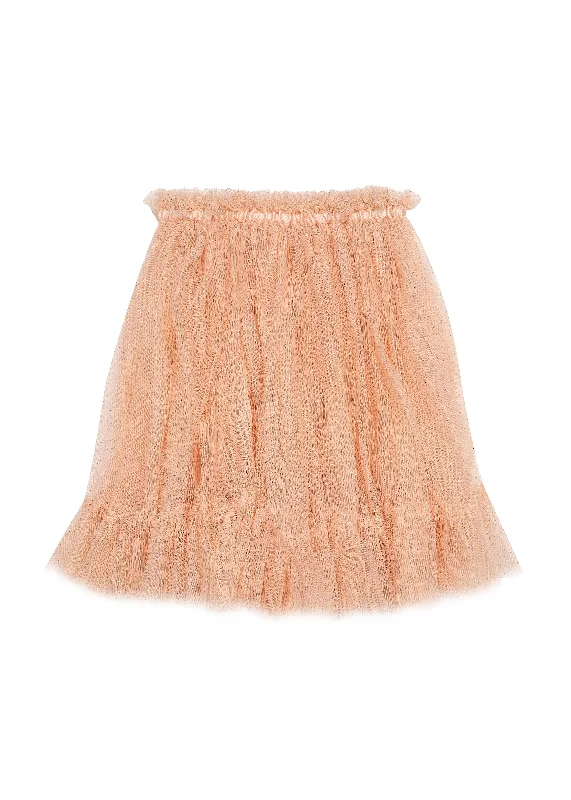 Carrie Tutu-Tropical Peach Sparkle Stretchy unclassified skirts