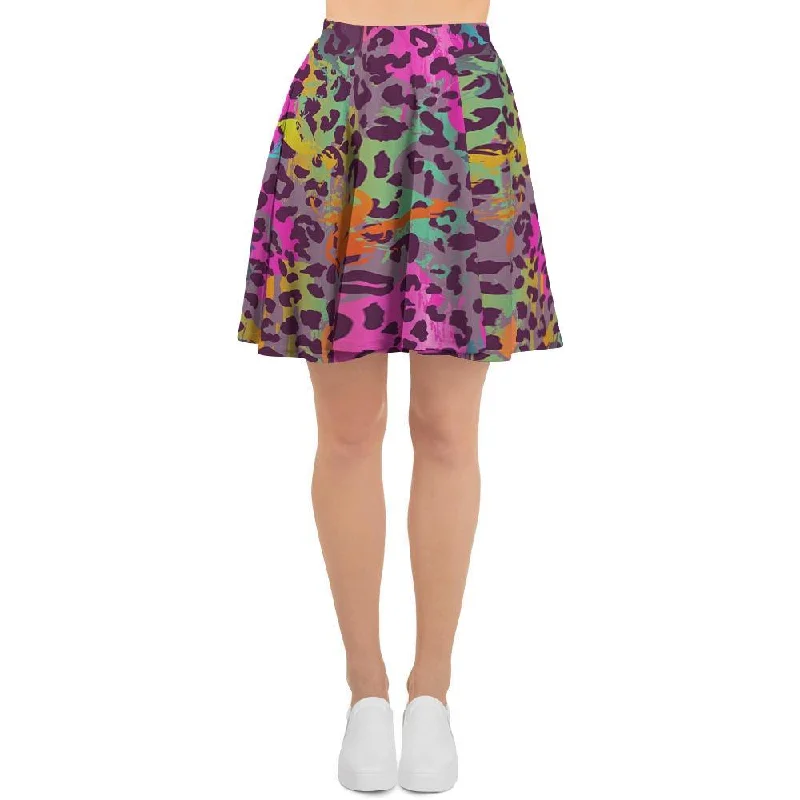 Colorful Leopard Women's Skirt Trendy new unclassified skirts