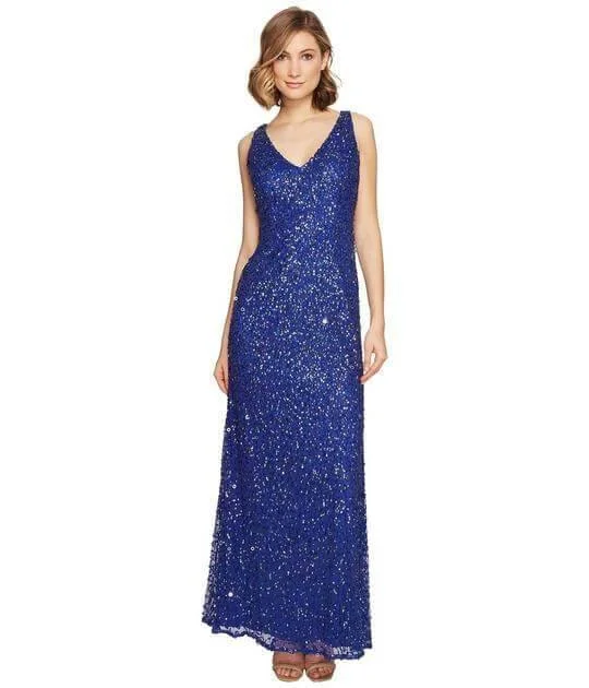 Adrianna Papell AP091920030 Prom Long Sleeveless Formal Dress Preppy maxi dresses