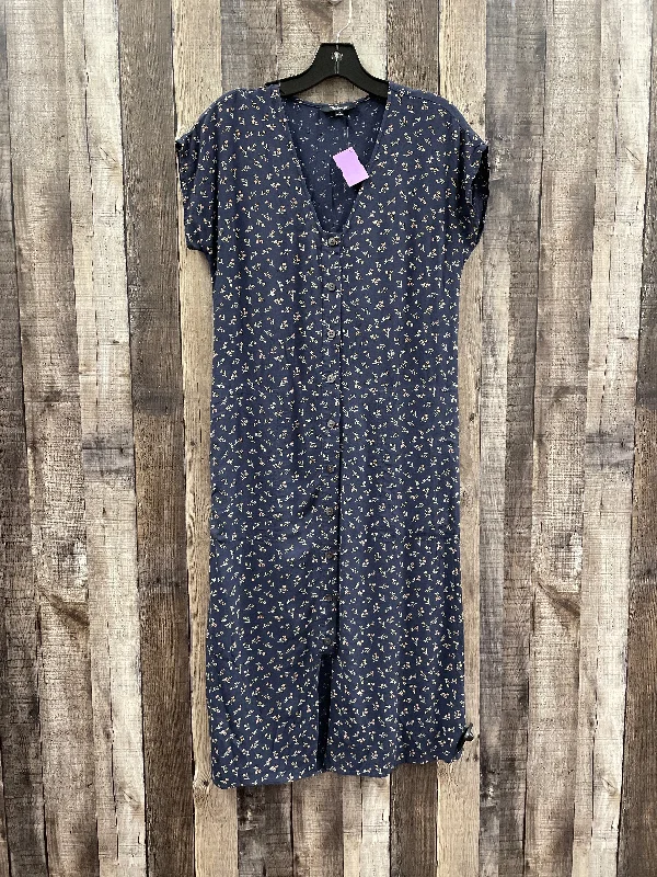 Navy Dress Casual Maxi Madewell, Size Xs Winter maxi dresses