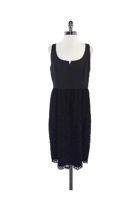 L.K. Bennett - Peppa Black Lace Dress Sz 8 Lace Dress Look