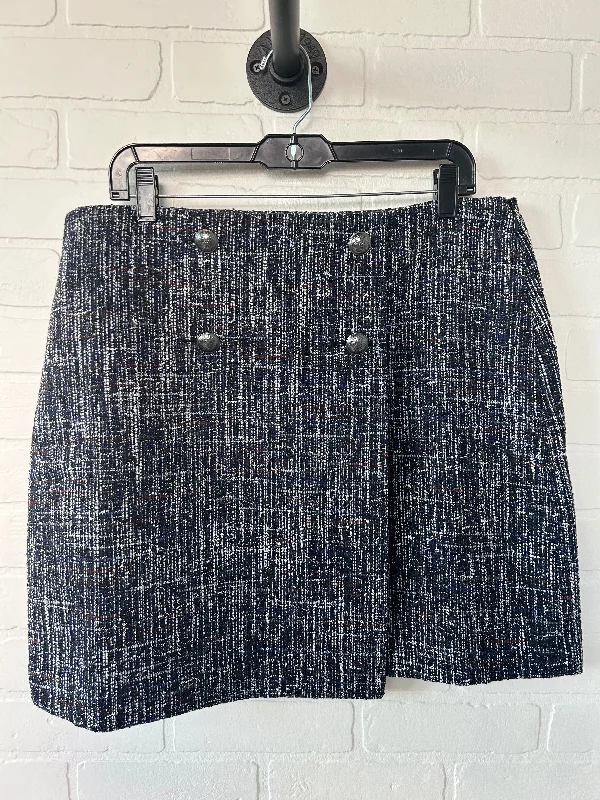 Skirt Mini & Short By Loft  Size: 12 Printed Denim Skirt