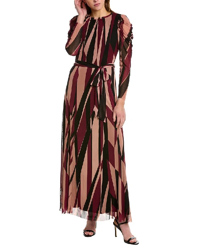 Anne Klein Mesh Maxi Dress Wrap Maxi Skirt