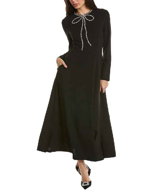 o.p.t. Velvet Burnout Maxi Dress Comfortable Long Skirt