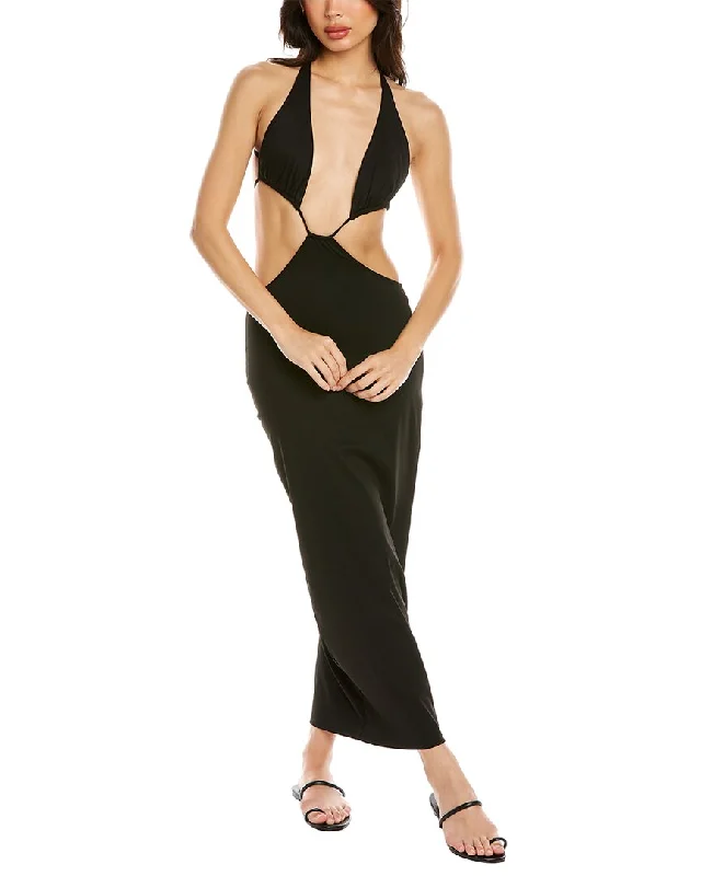 WeWoreWhat Cowl Back Maxi Dress Maxi Skirt Look