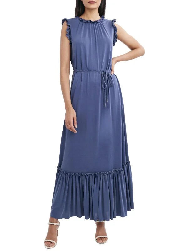 Womens Sleeveless Long Maxi Dress Casual Long Skirt