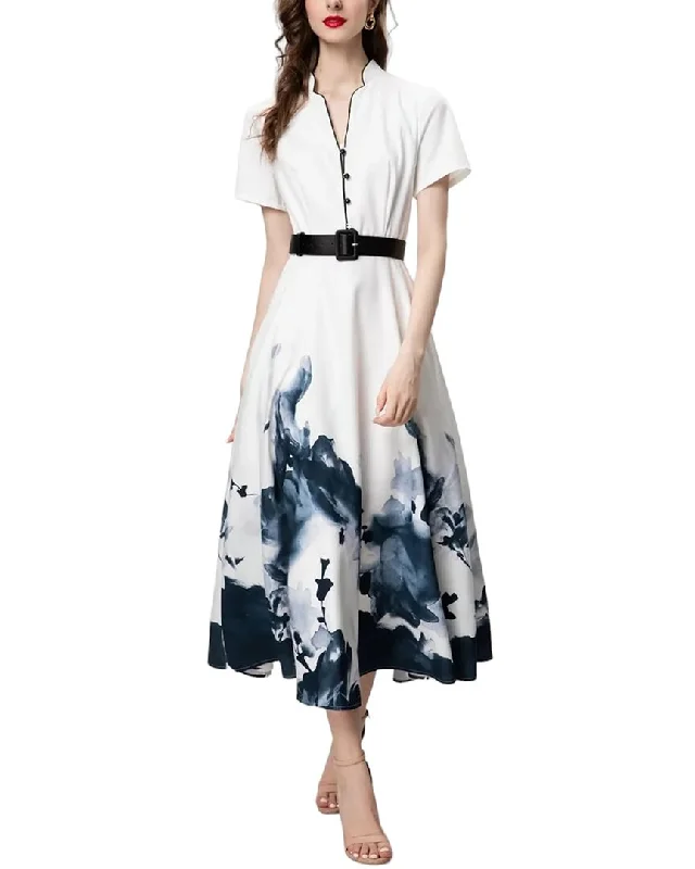 BURRYCO Midi Dress Fitted Midi Skirt