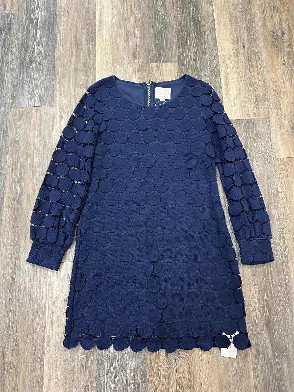 Dress Casual Midi By Sail To Sable In Navy, Size: 8 Soft Denim Midi