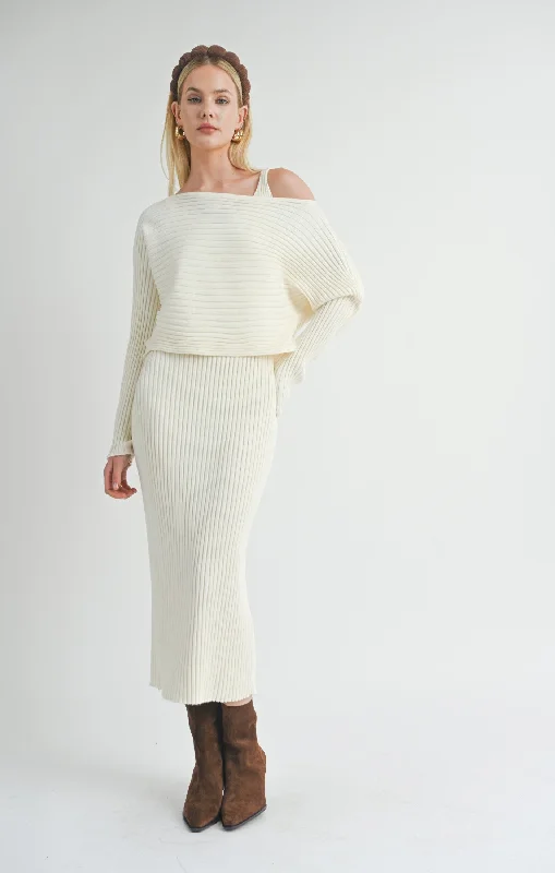 Sweater Top Dress Set Sweater Dress Style