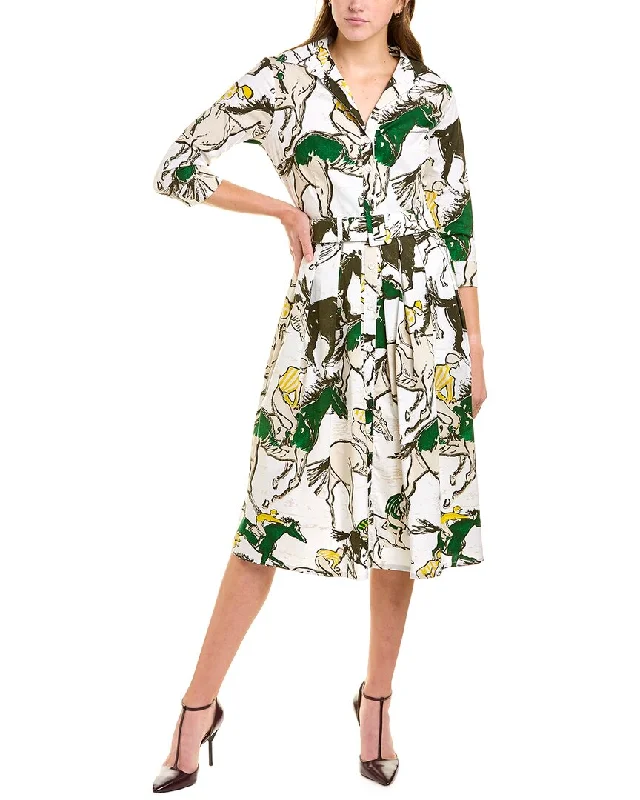 Samantha Sung Audrey 1 Shirtdress Modern Shirt Dress