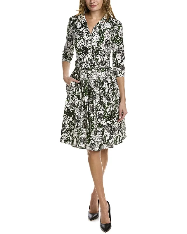 Samantha Sung Audrey 1 Shirtdress Shirt Dress Chic