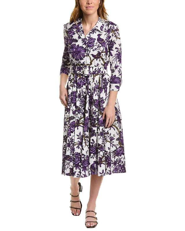 Samantha Sung Laurent Shirtdress Long Sleeve Shirt